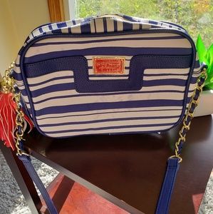 Betsey Johnson Stripe Crossbody